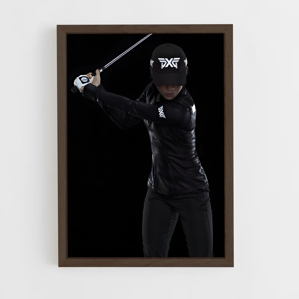 Poster Batwoman En Cuir – affiche Golf (vue 5)